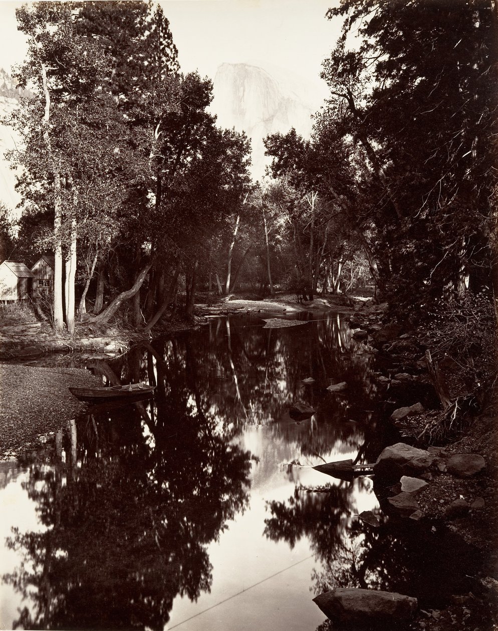 South Dome, 6 000 fot, Yosemite, ca. 1872, tryckt ca. 1876. av Carleton E. Watkins.