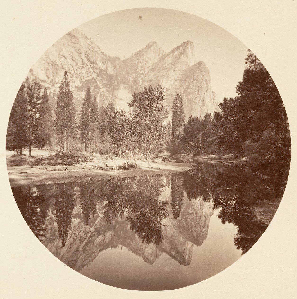[Yosemite National Park, Kalifornien], ca. 1878. av Carleton Emmons Watkins