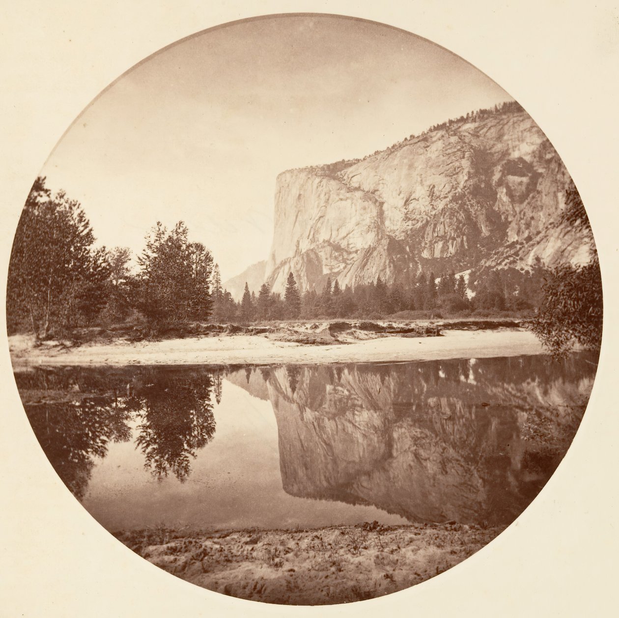 [Yosemite National Park, Kalifornien], ca. 1878. av Carleton Emmons Watkins