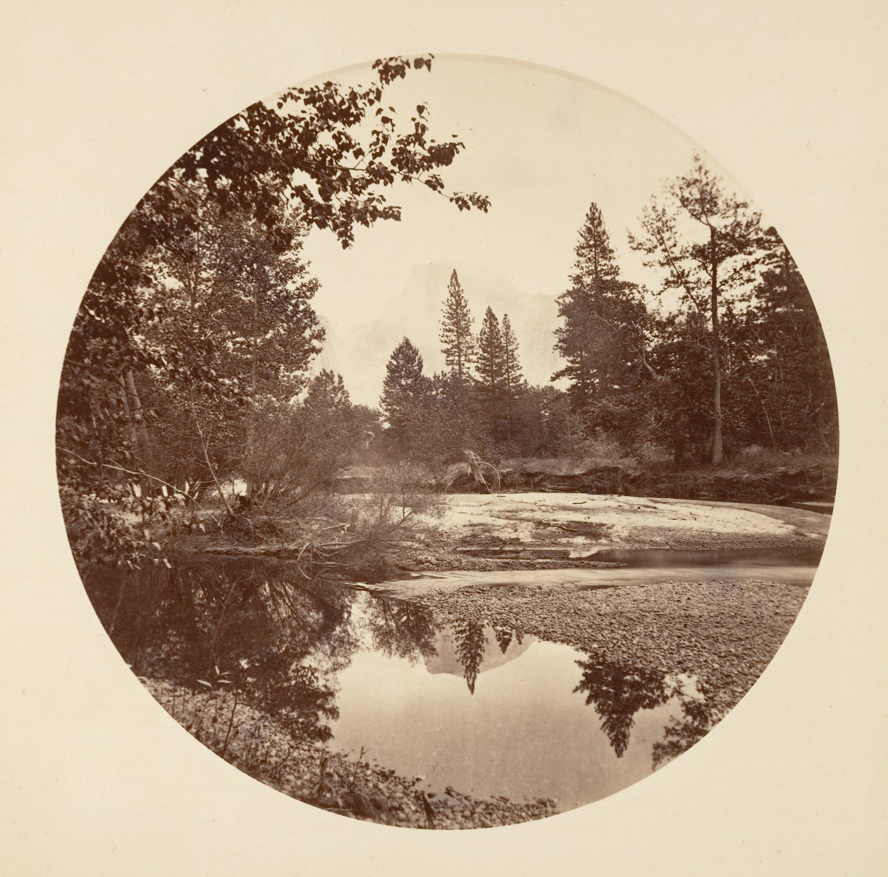 [Yosemite National Park, Kalifornien], ca. 1878. av Carleton Emmons Watkins