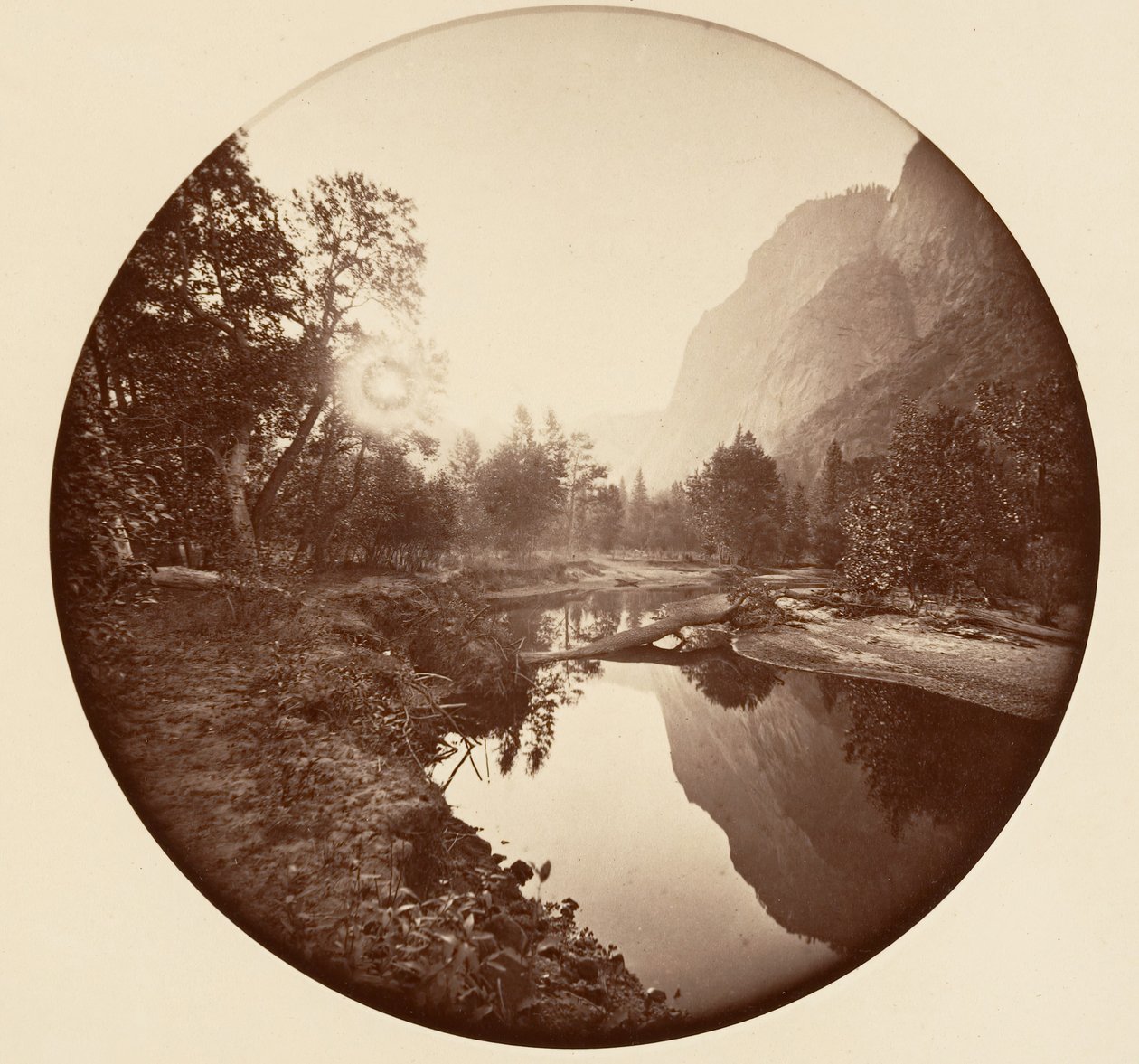 [Yosemite National Park, Kalifornien], ca. 1878. av Carleton Emmons Watkins