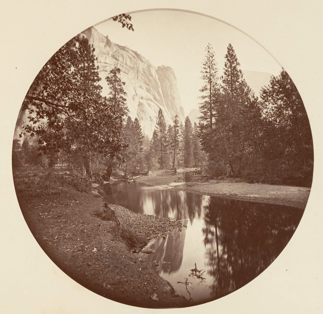 [Yosemite National Park, Kalifornien], ca. 1878. av Carleton Emmons Watkins