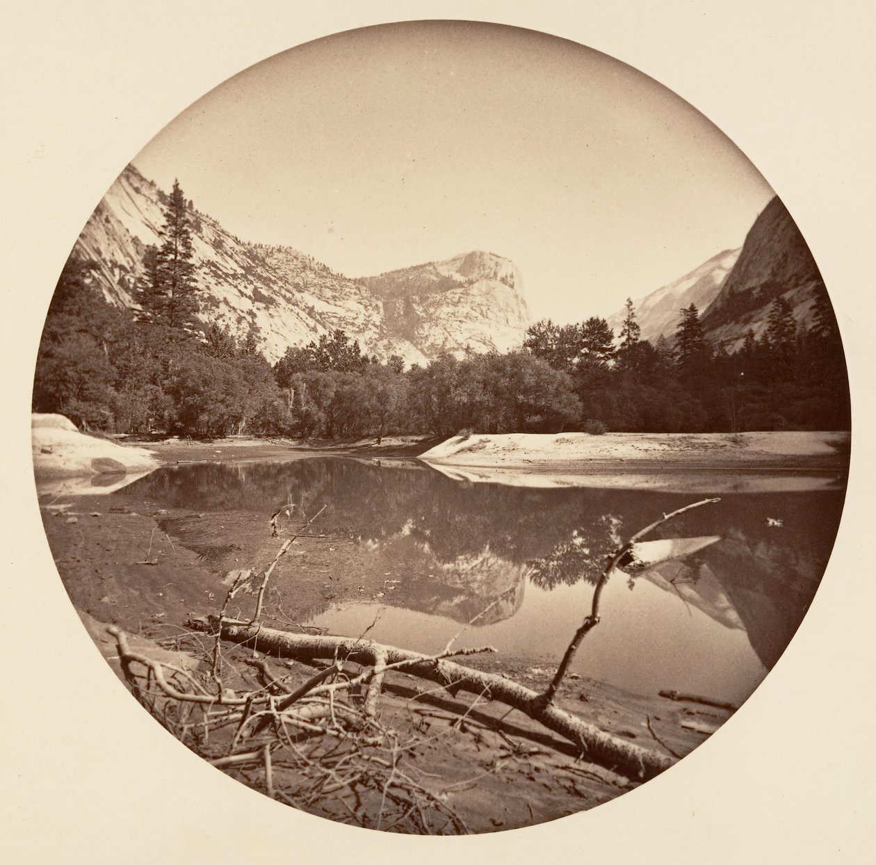 [Yosemite National Park, Kalifornien], ca. 1878. av Carleton Emmons Watkins