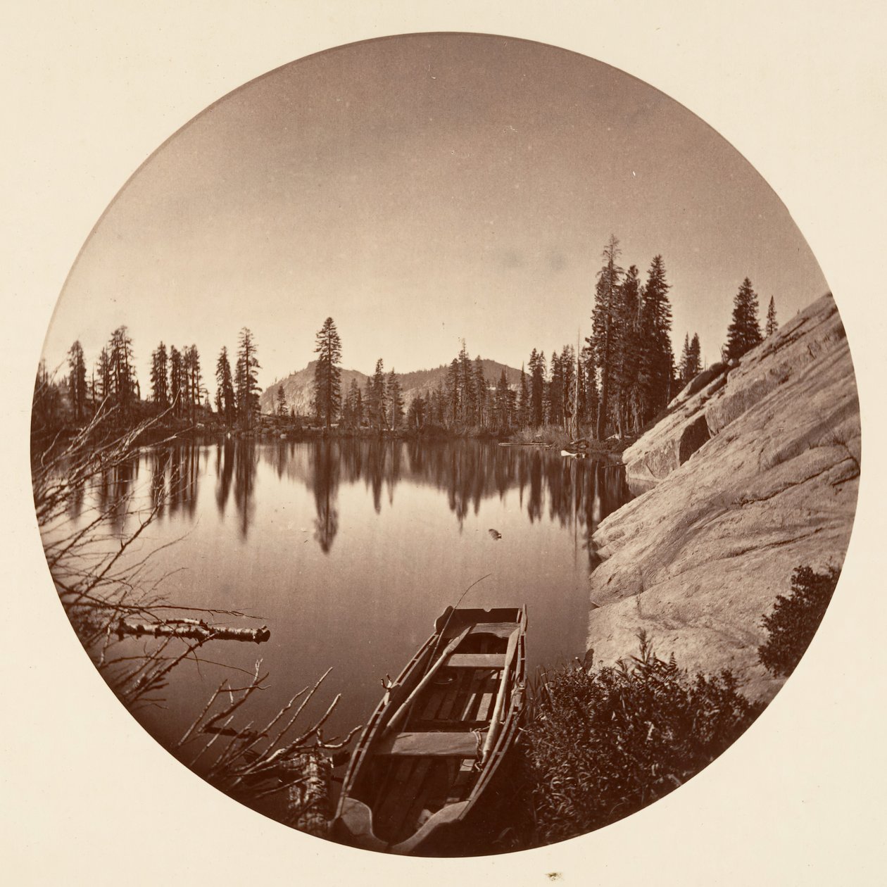 [Yosemite National Park, Kalifornien], ca. 1878. av Carleton Emmons Watkins