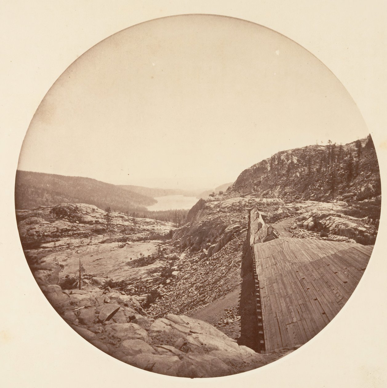 [Yosemite National Park, Kalifornien], ca. 1878. av Carleton Emmons Watkins