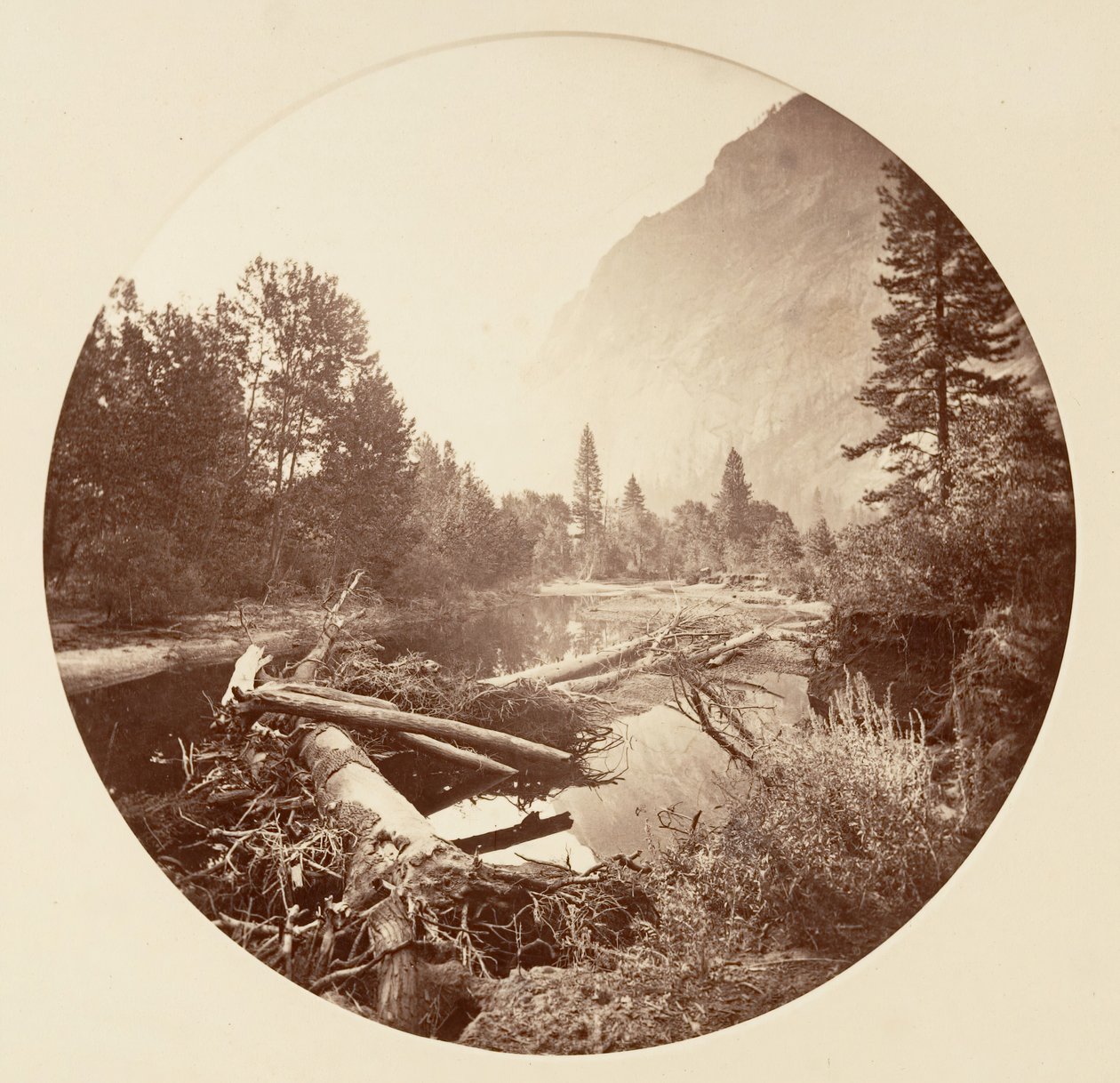 [Yosemite National Park, Kalifornien], ca. 1878. av Carleton Emmons Watkins