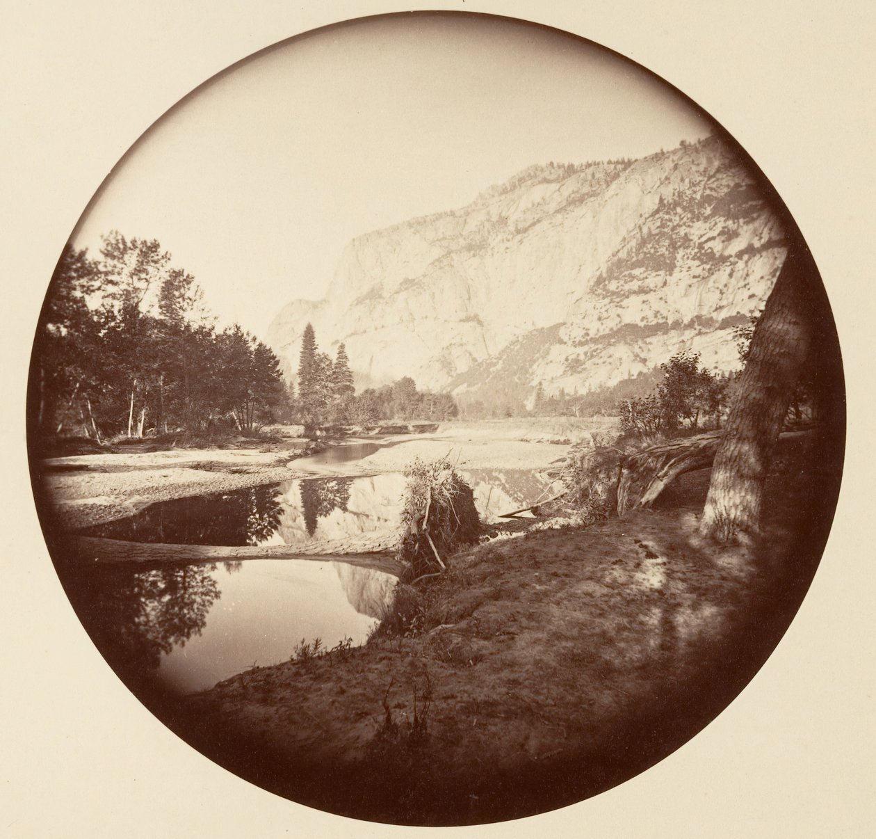 [Yosemite National Park, Kalifornien], ca. 1878. av Carleton Emmons Watkins