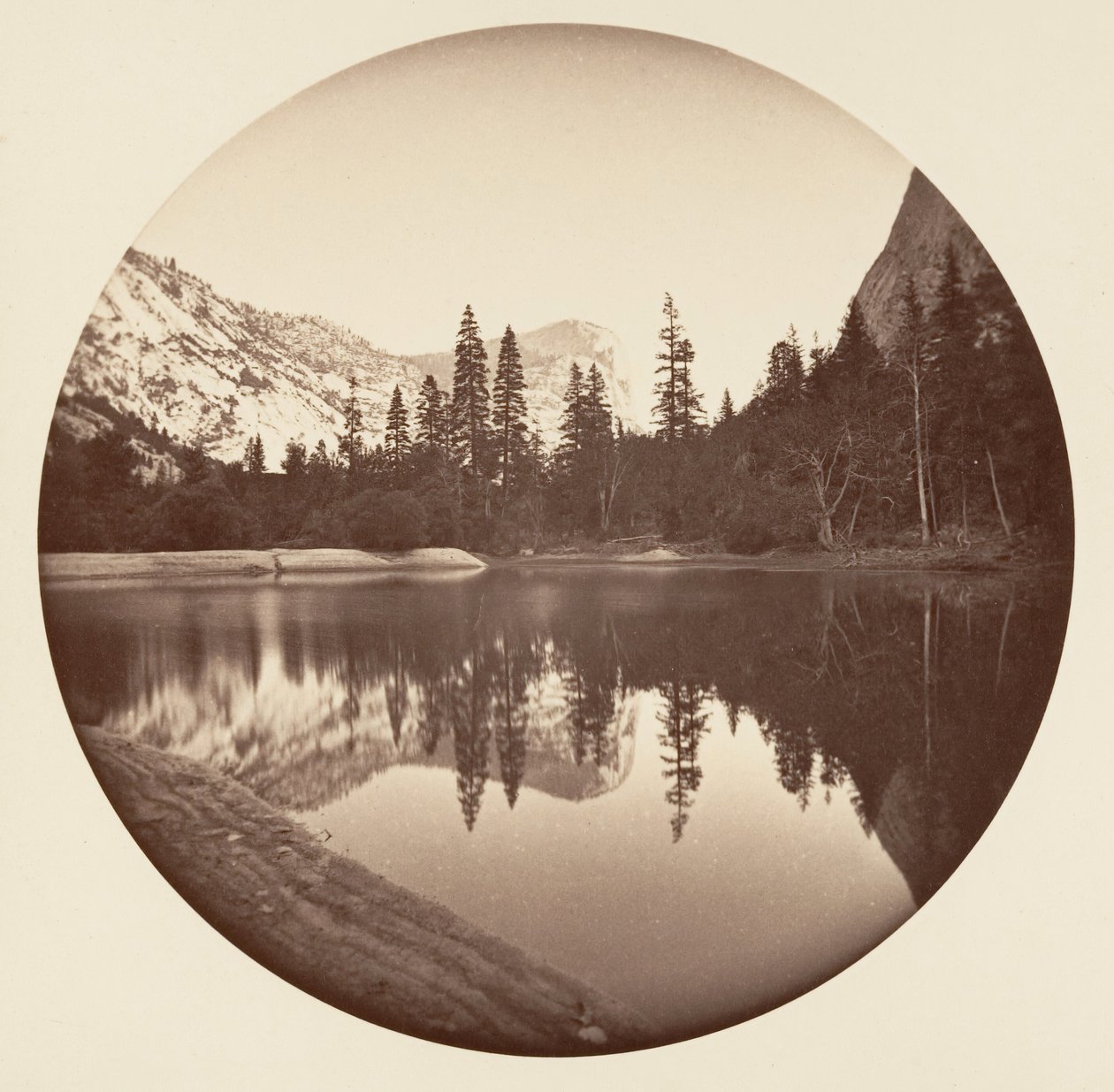 [Yosemite National Park, Kalifornien], ca. 1878. av Carleton Emmons Watkins