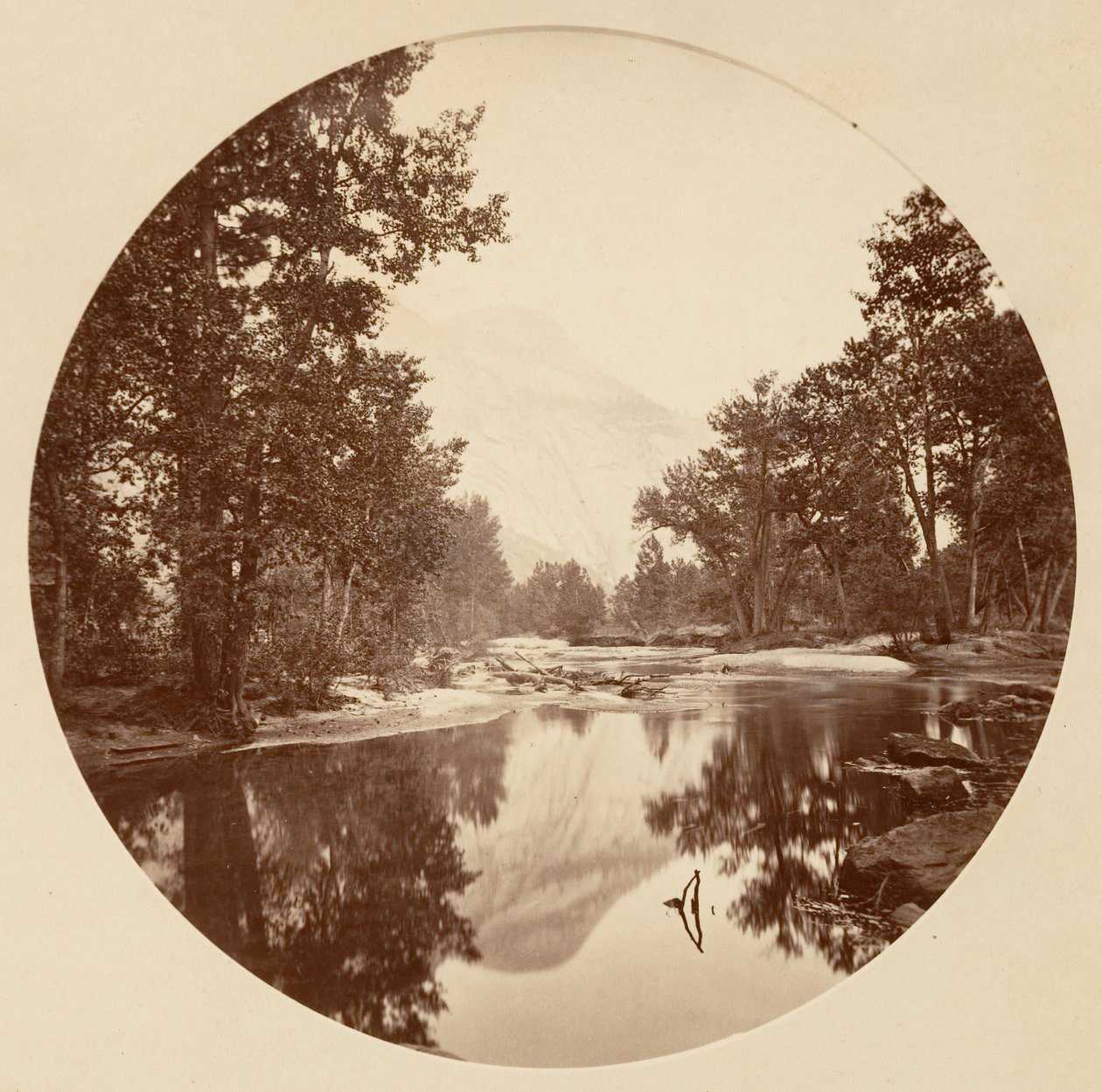 [Yosemite National Park, Kalifornien], ca. 1878. av Carleton Emmons Watkins