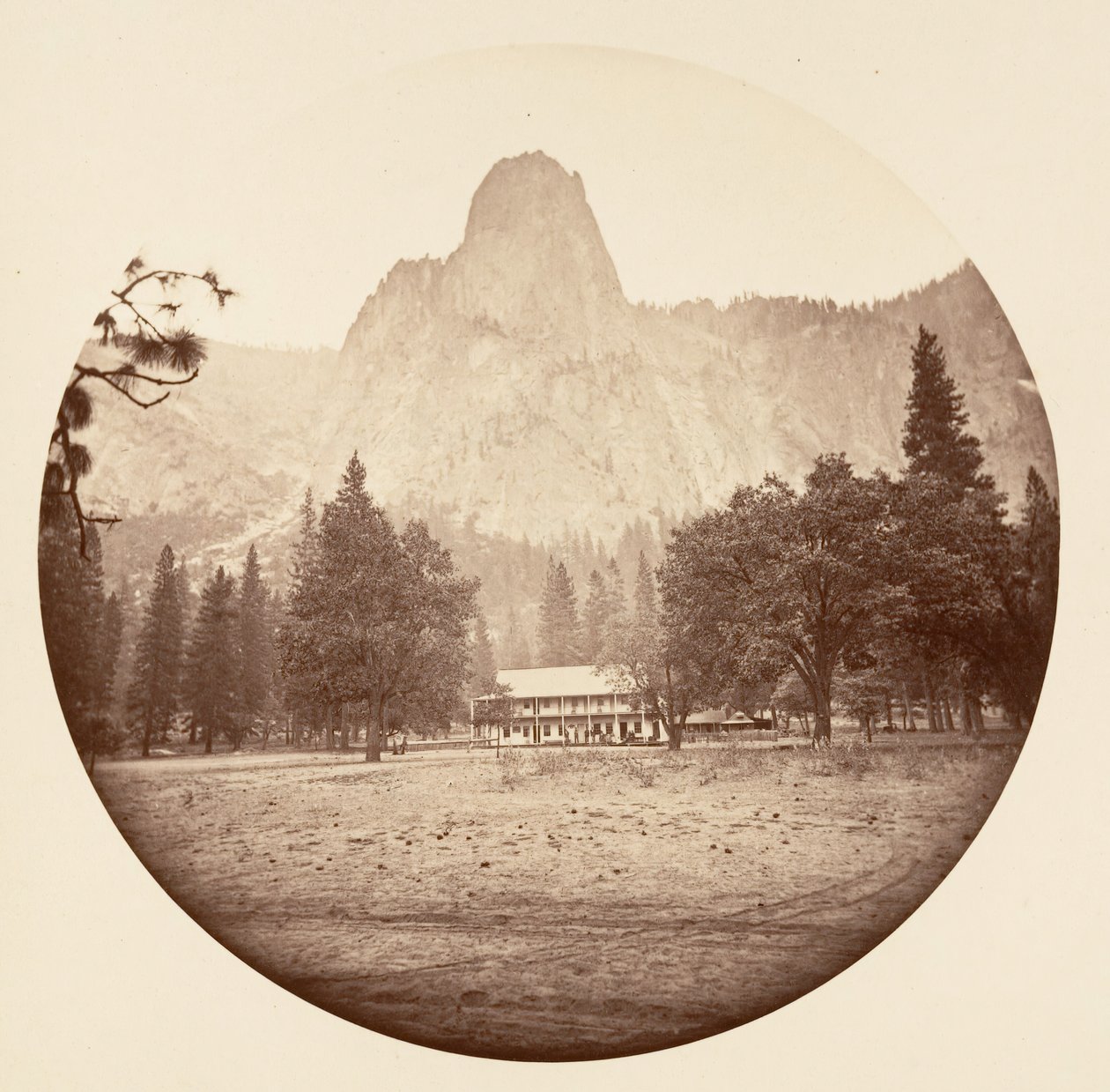 [Yosemite National Park, Kalifornien], ca. 1878. av Carleton Emmons Watkins