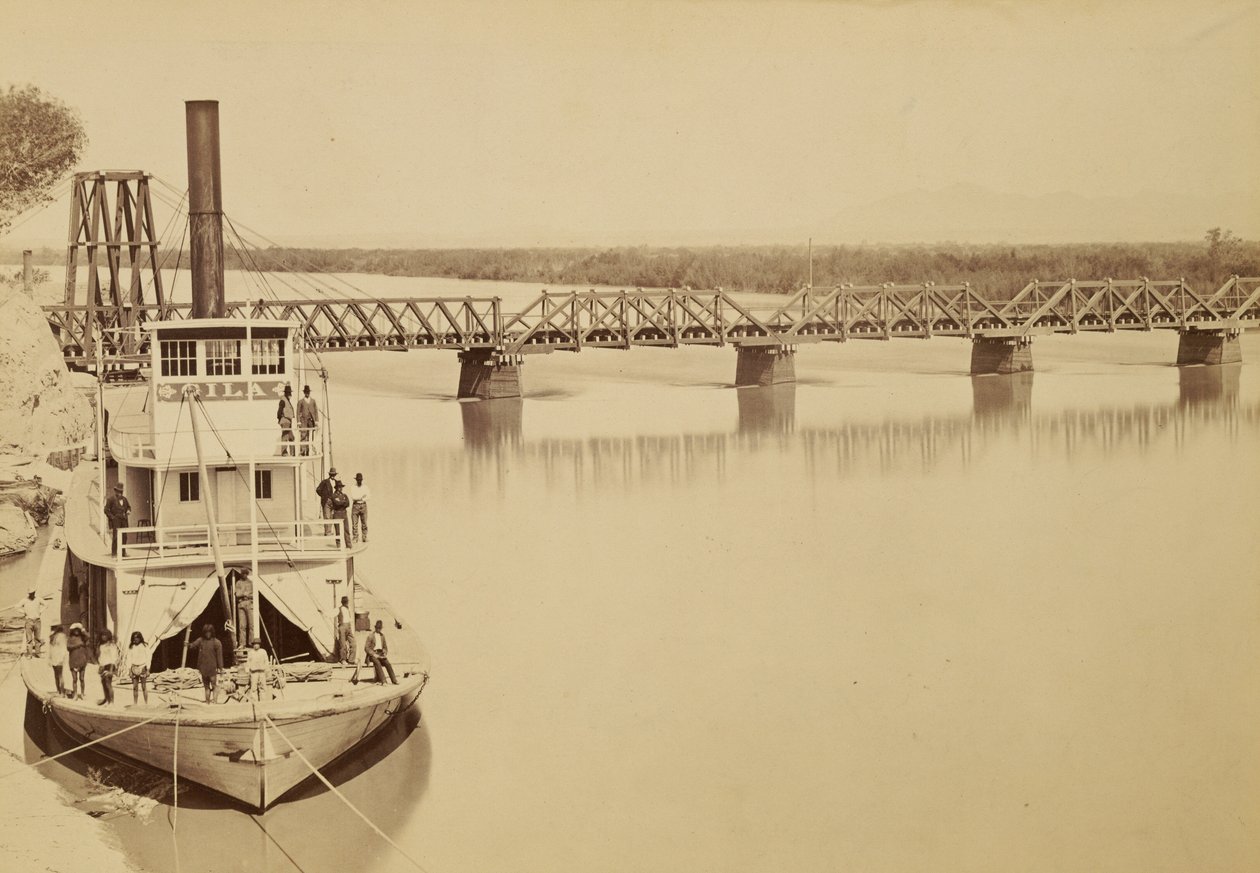 [Bro över Colorado vid Yuma] av Carleton Watkins