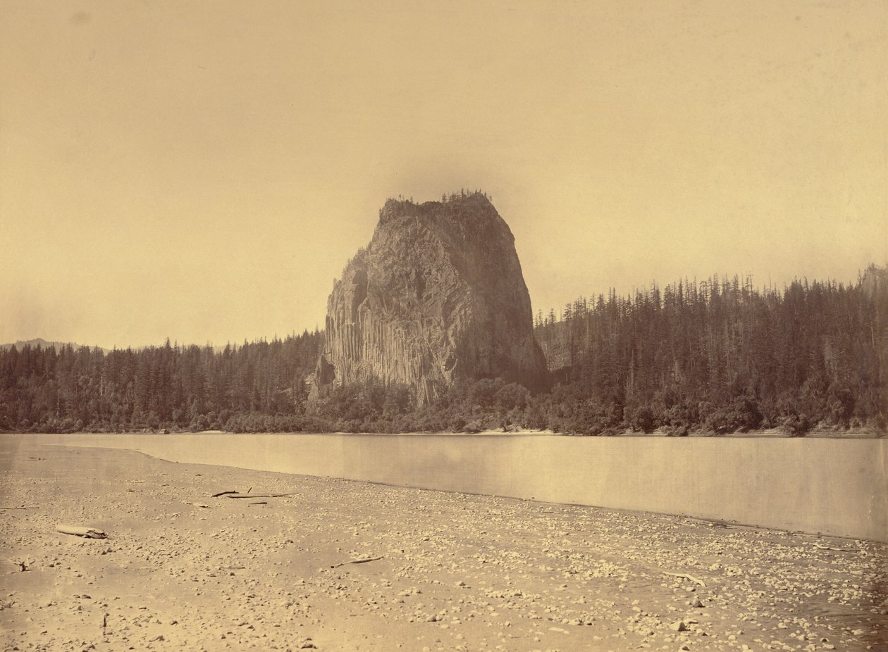 [Castle Rock, Columbiafloden] av Carleton Watkins
