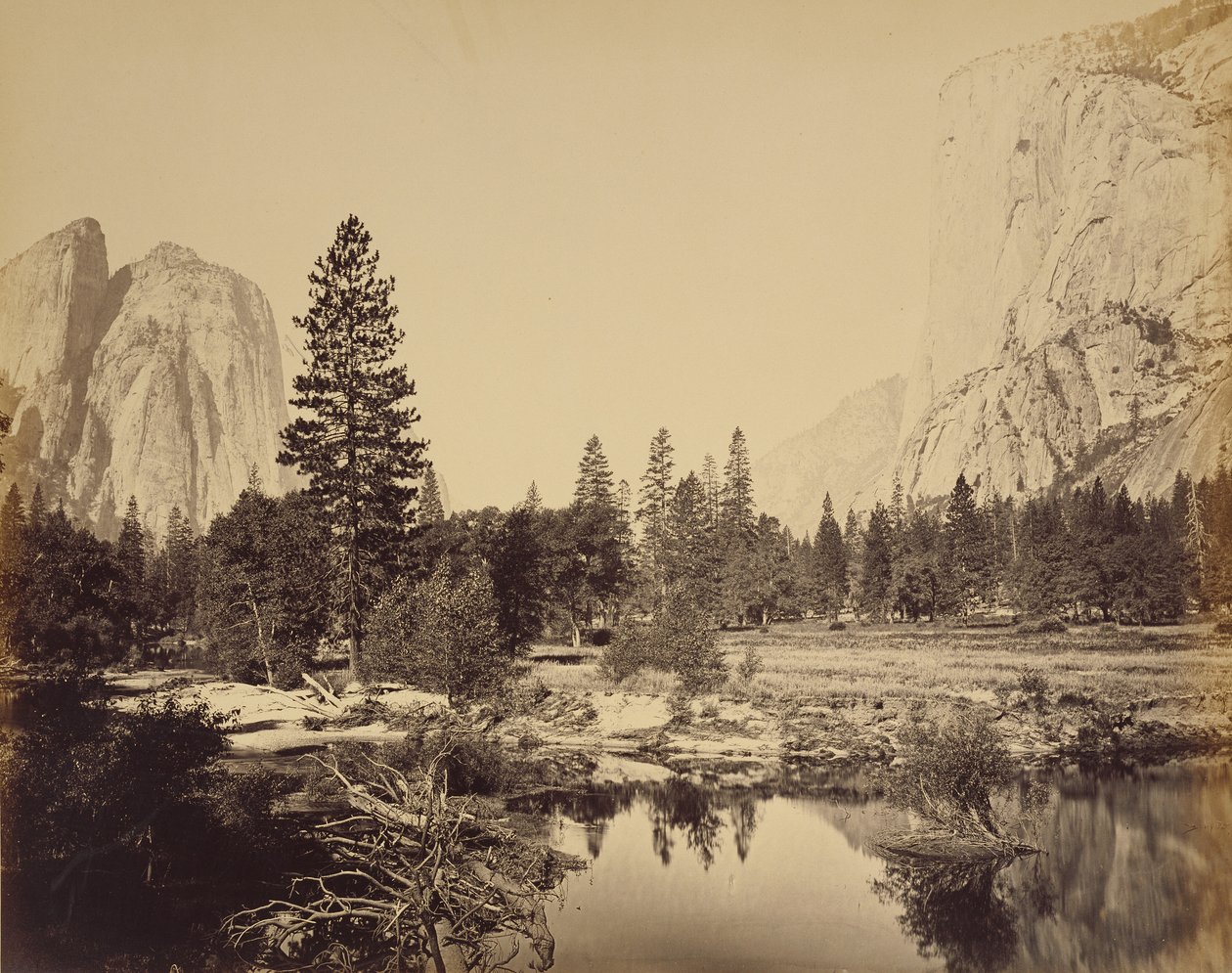 [Ned genom dalen] av Carleton Watkins