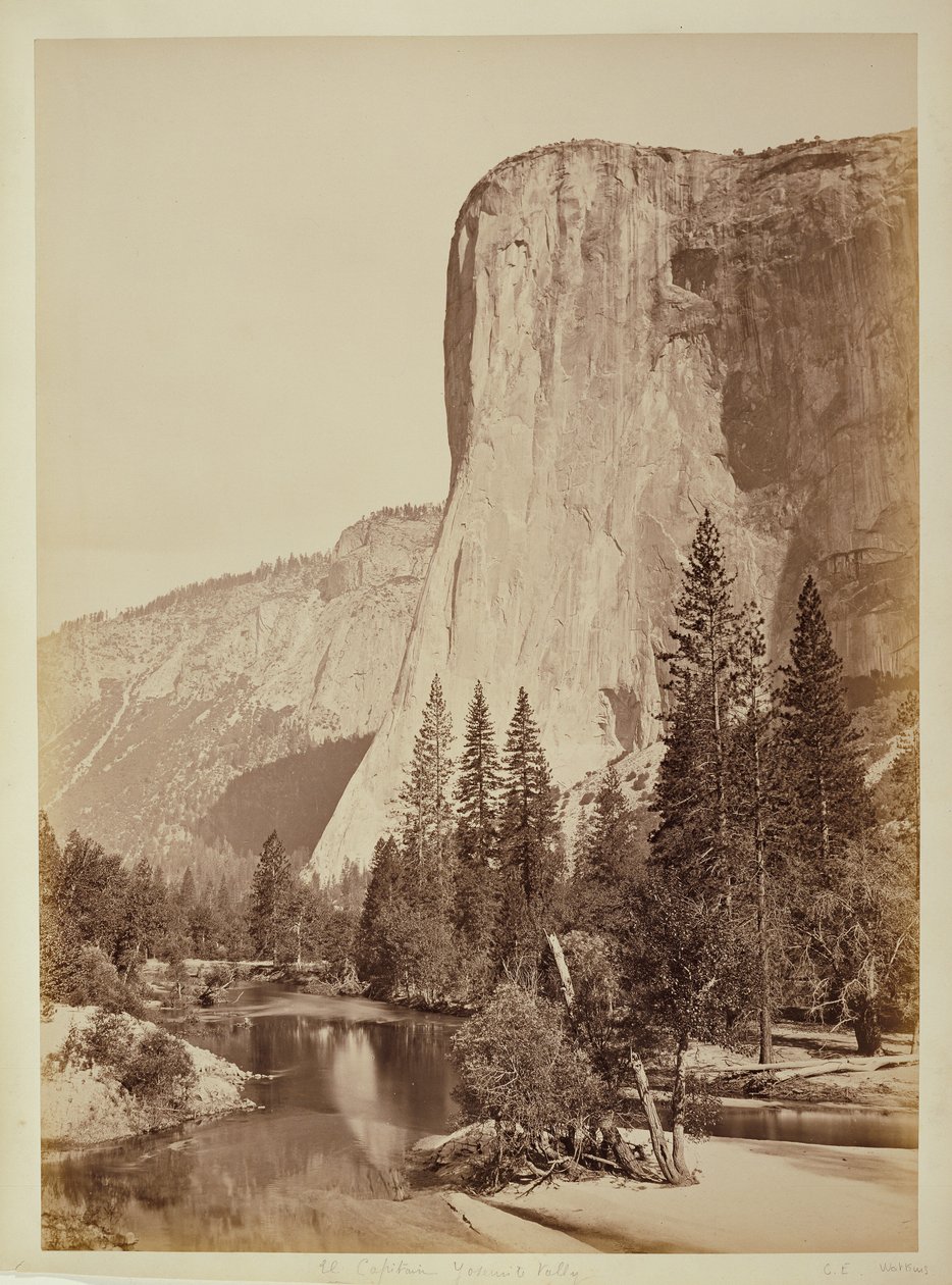 [El Capitan, Yosemite Valley] av Carleton Watkins