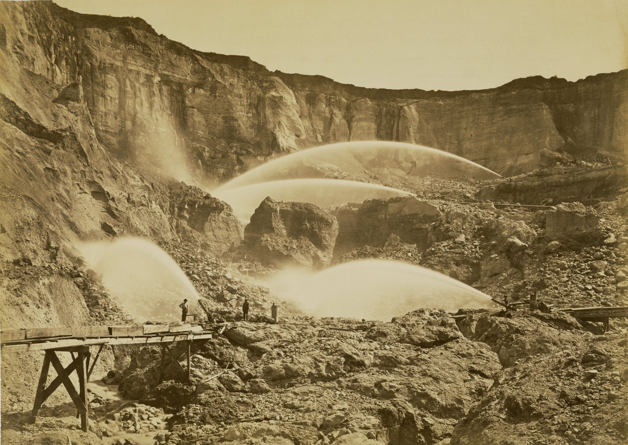 [Malakoff Diggings, Nevada County, Kalifornien] av Carleton Watkins