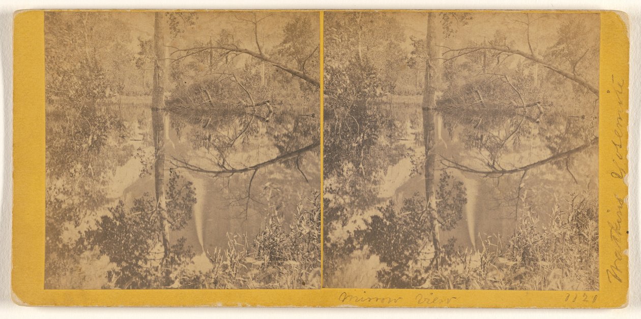 [Spegelbild, Yosemite Valley, Mariposa County, Kalifornien] av Carleton Watkins