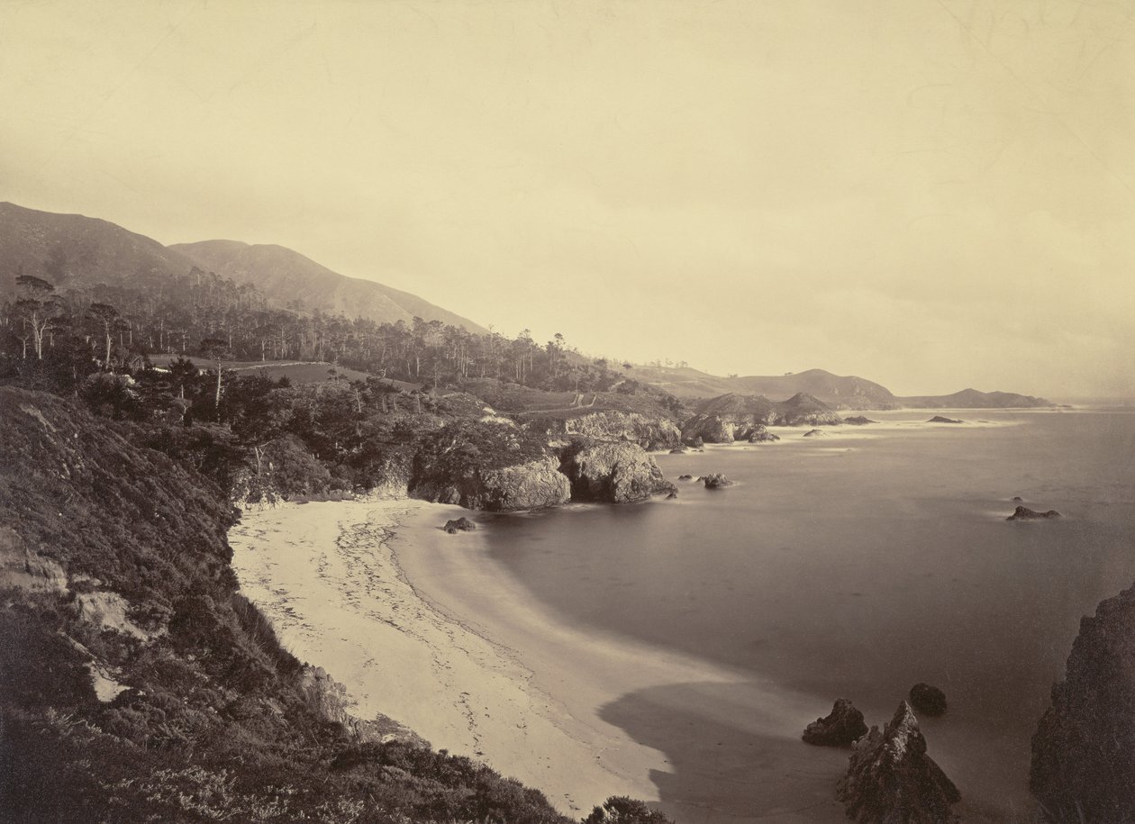 [Pacific Coast View] / [Gibson Beach, Pt. Lobos, Monterey Coast] av Carleton Watkins