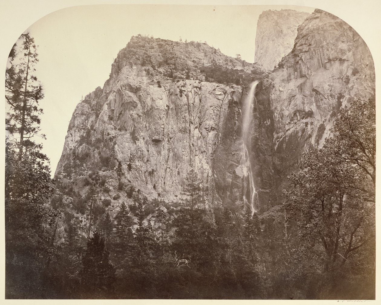 Pohono - Brudslöjan - 900 ft. Yosemite av Carleton Watkins