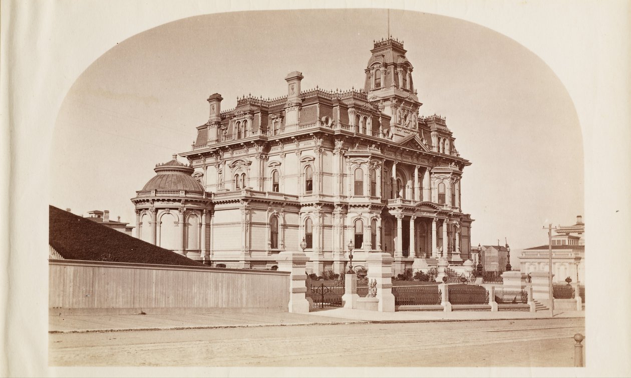 Residens för Chas. Crocker. av Carleton Watkins