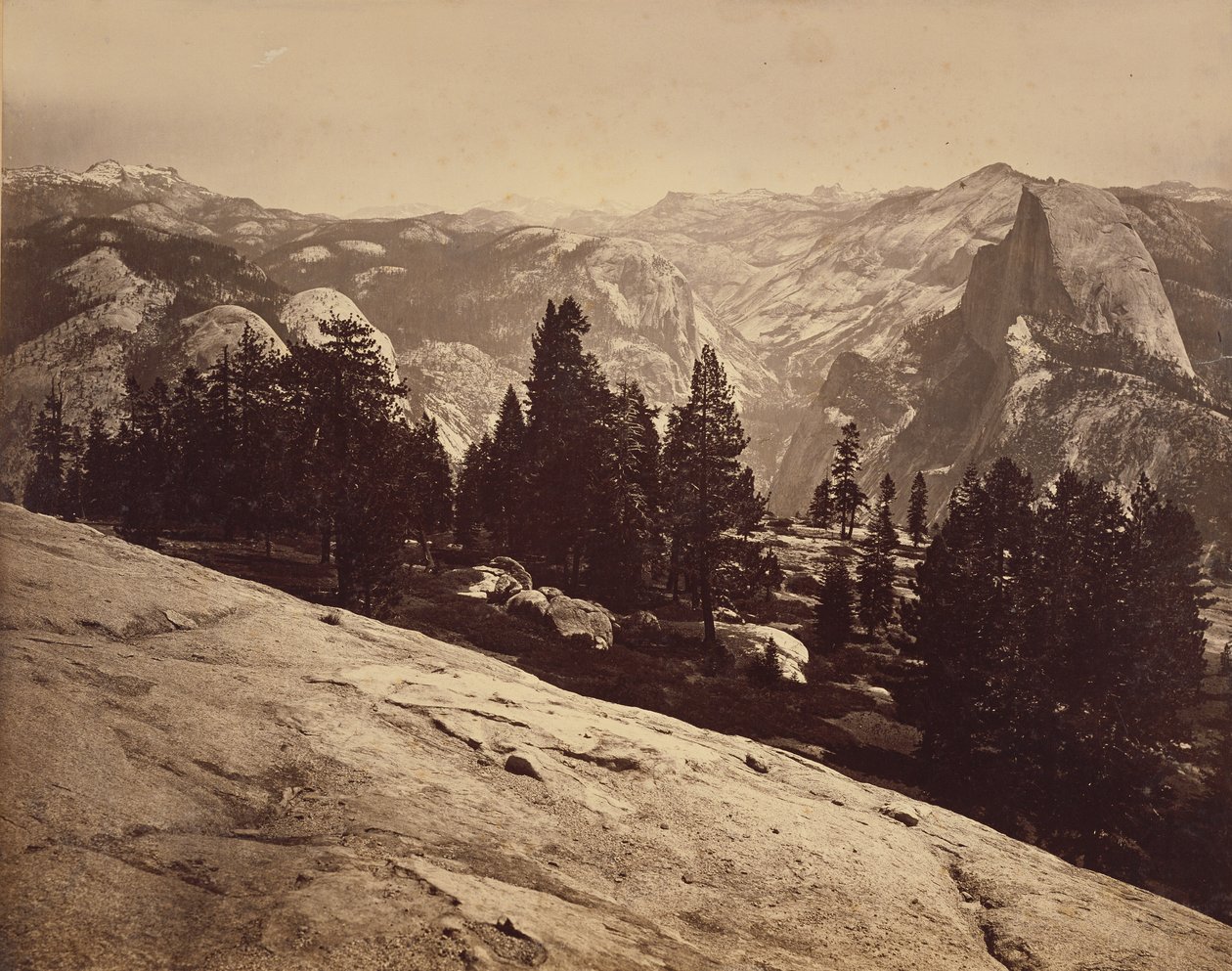 Kupolerna från Sentinel Dome av Carleton Watkins