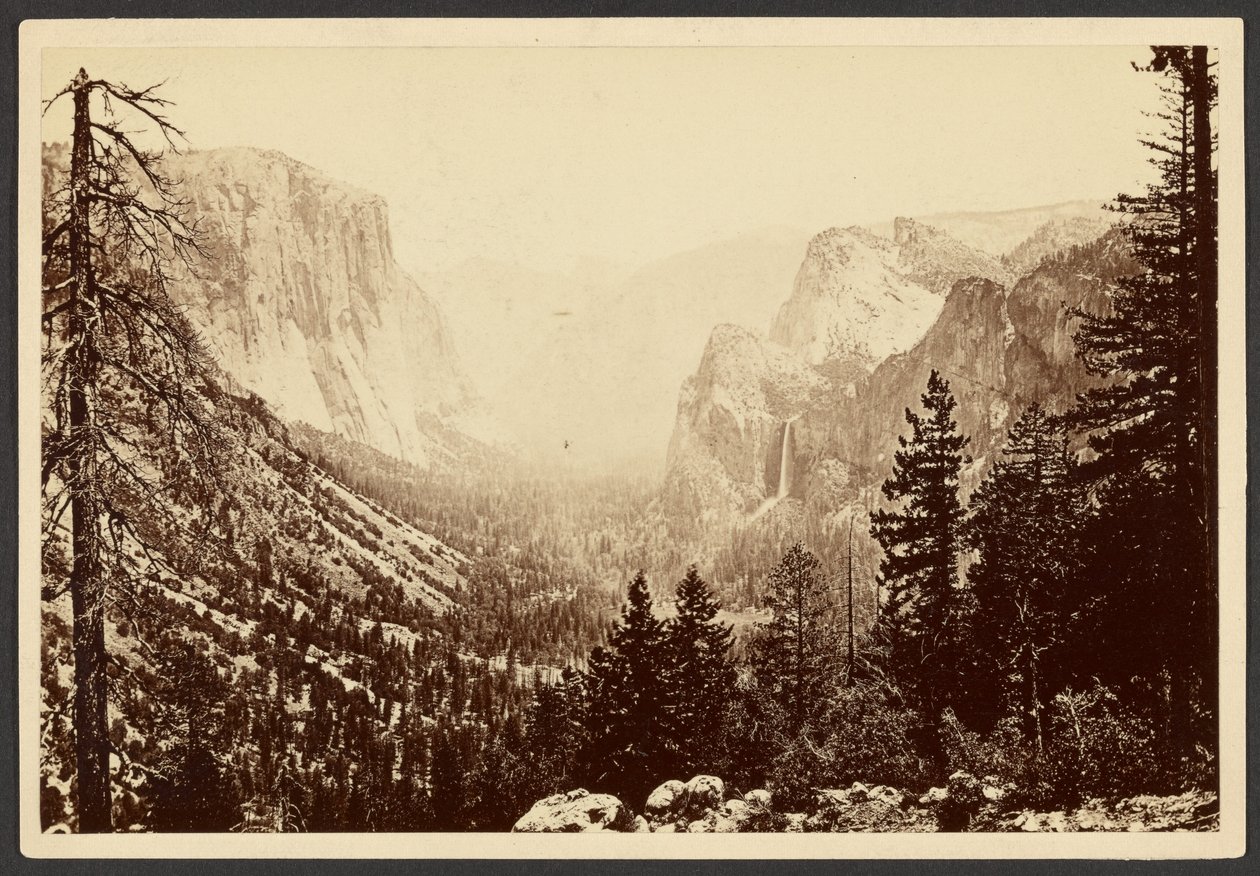Yosemite från Inspiration Point av Carleton Watkins
