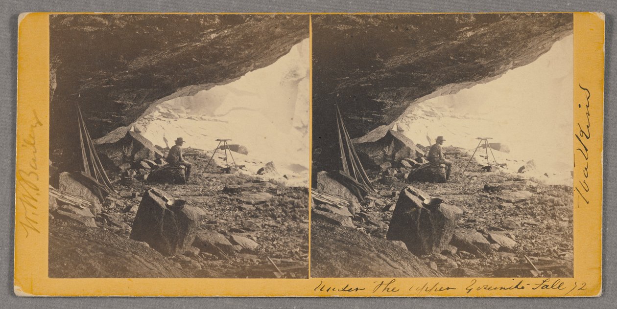 Under Upper Yosemite Fall av Carleton Watkins