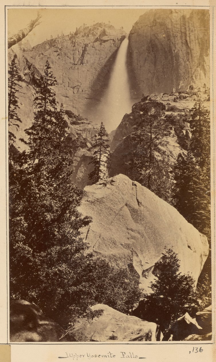 Övre Yosemitevallen av Carleton Watkins