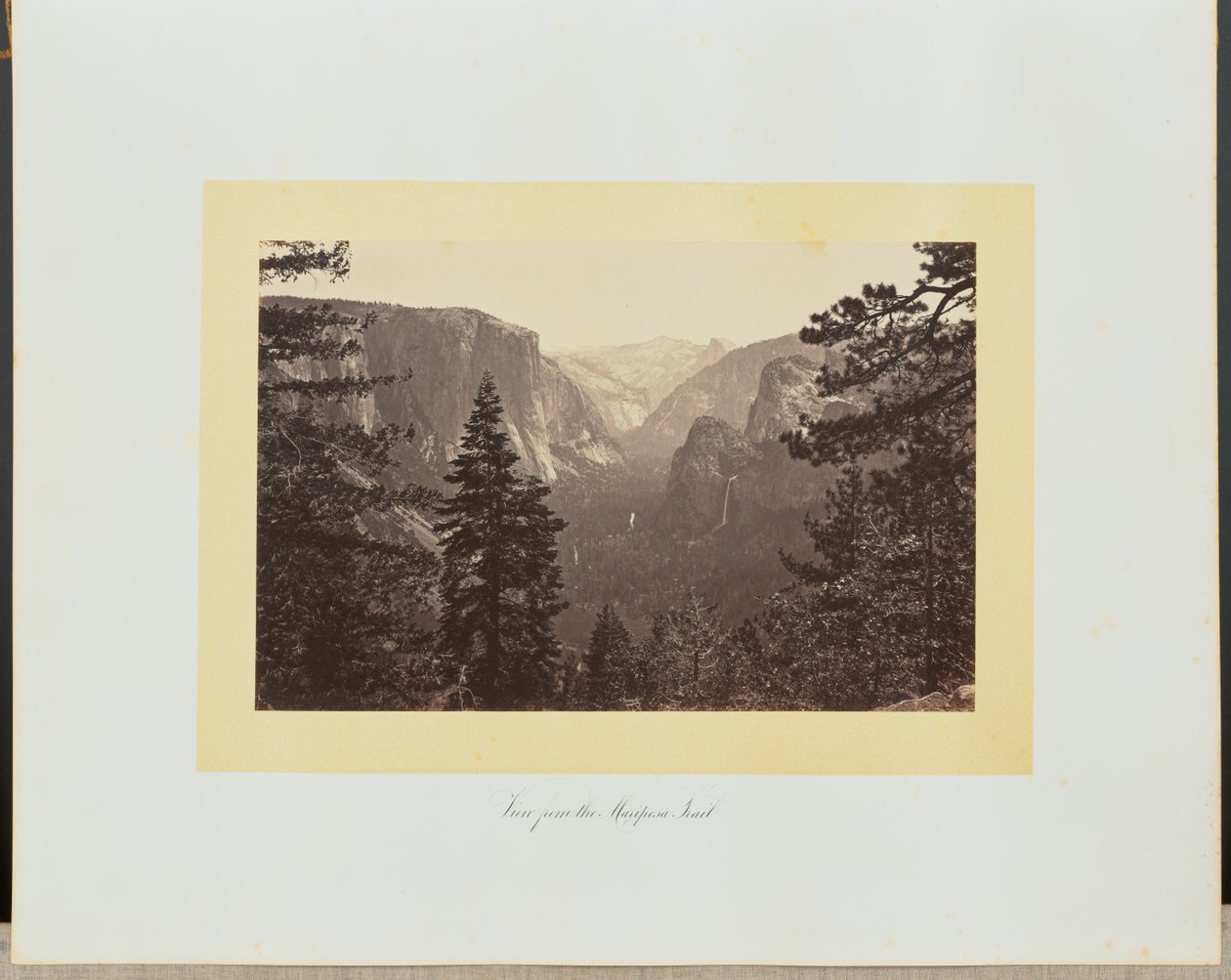 Utsikt från Mariposa-leden av Carleton Watkins