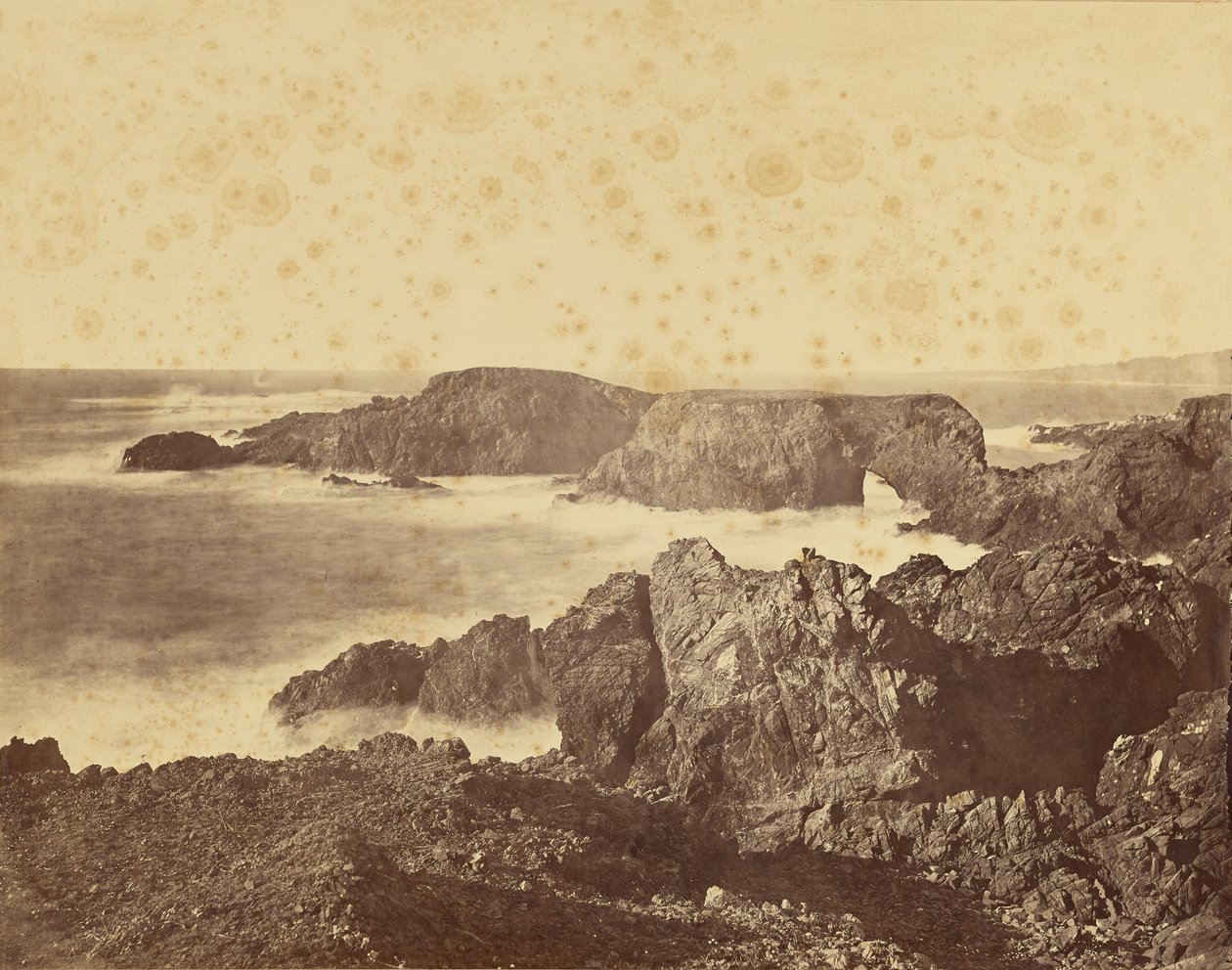 [Vy över Mendocinokusten] / [Kustvy utanför Mendocino] av Carleton Watkins