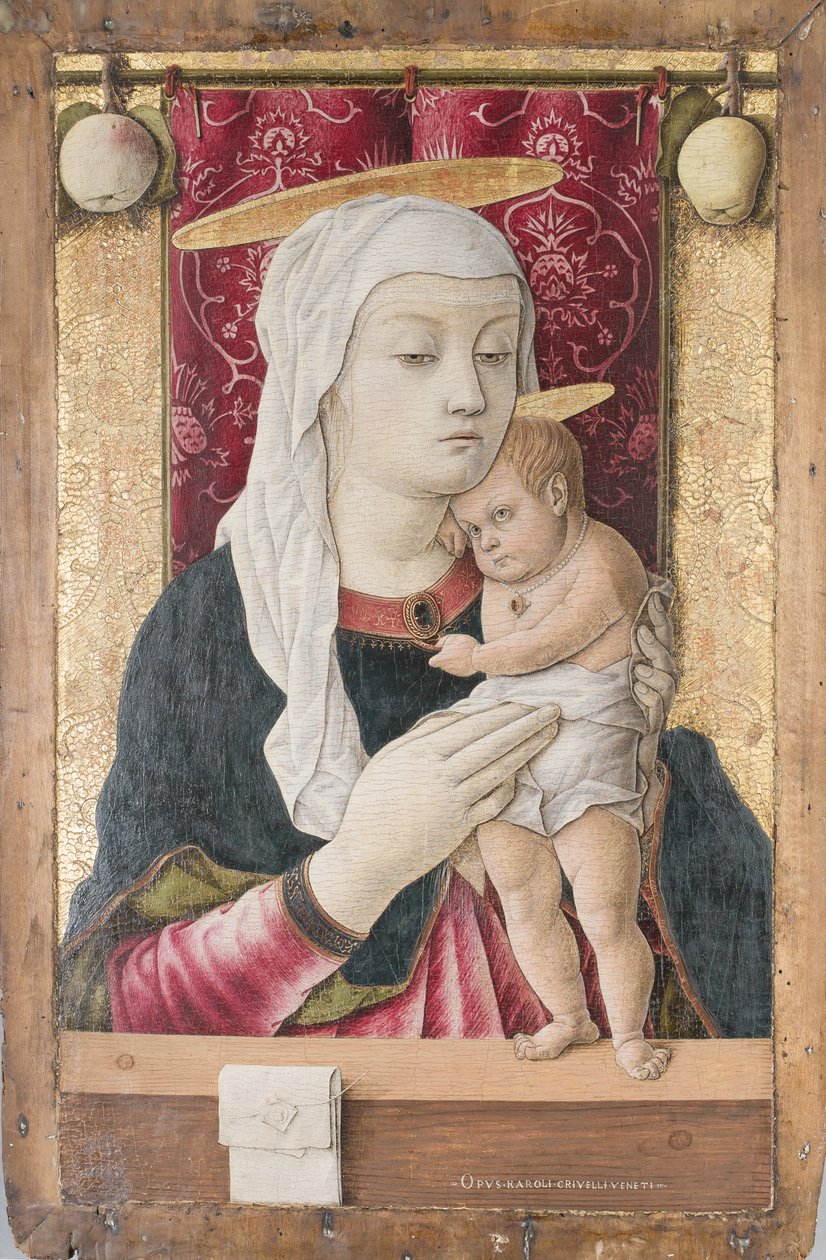 Madonna och barn, ca 1468 (tempera och olja på panel) av Carlo Crivelli