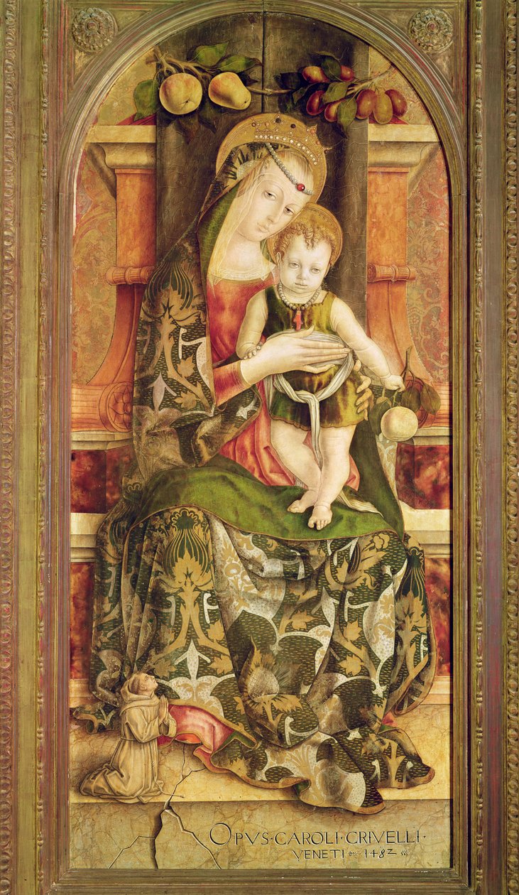 Jungfru och barn, 1482 av Carlo Crivelli