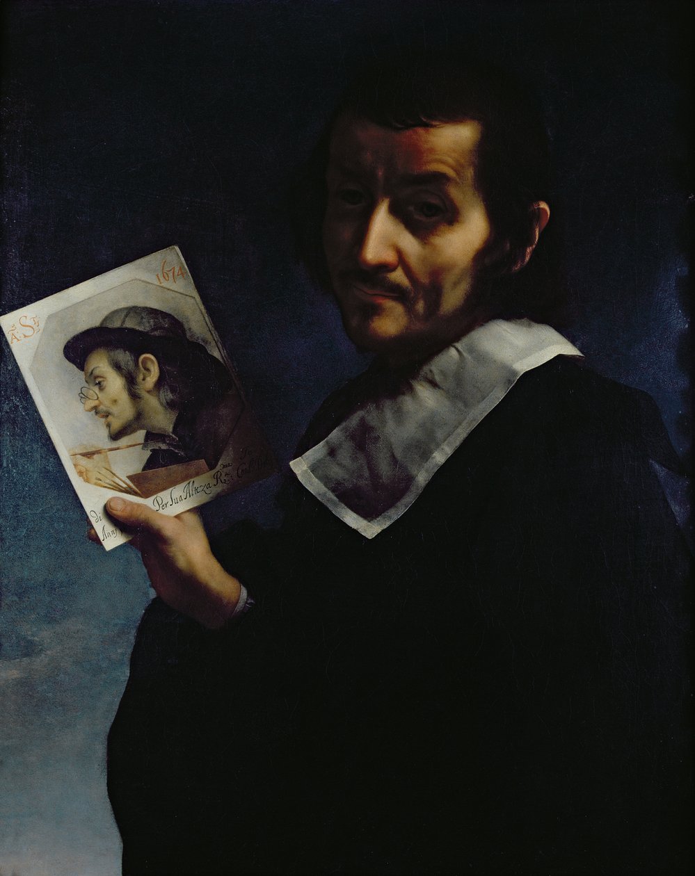 Självporträtt, 1674 av Carlo Dolci