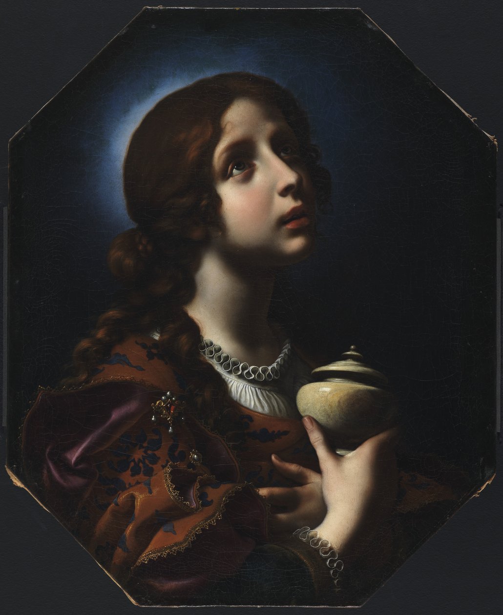 Den ångerfulla Magdalena, c.1650-51 av Carlo Dolci