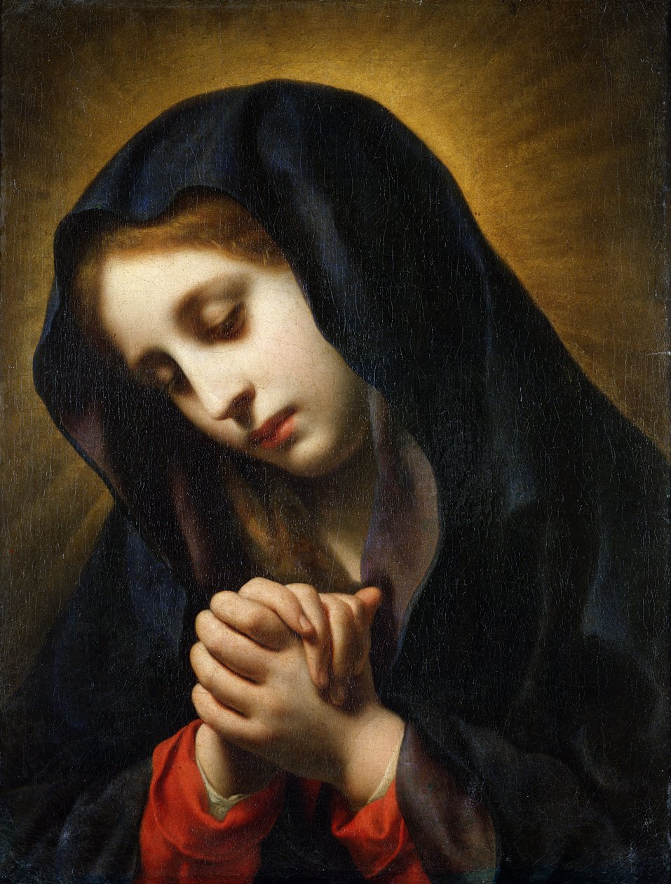 Jungfrun av bebådelsen, c.1653-55 av Carlo Dolci