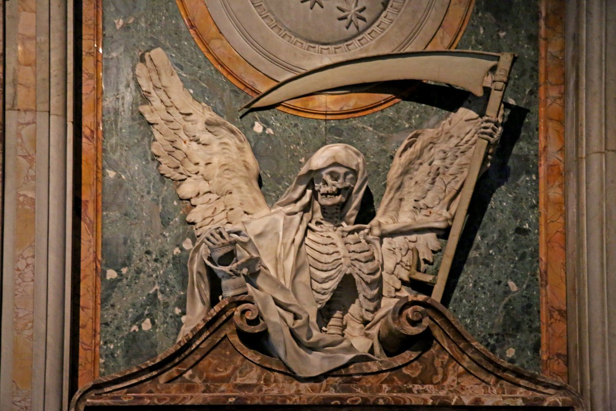 Monument till kardinal Cinzio Albertini (marmor) av Carlo Francesco Bizzaccheri