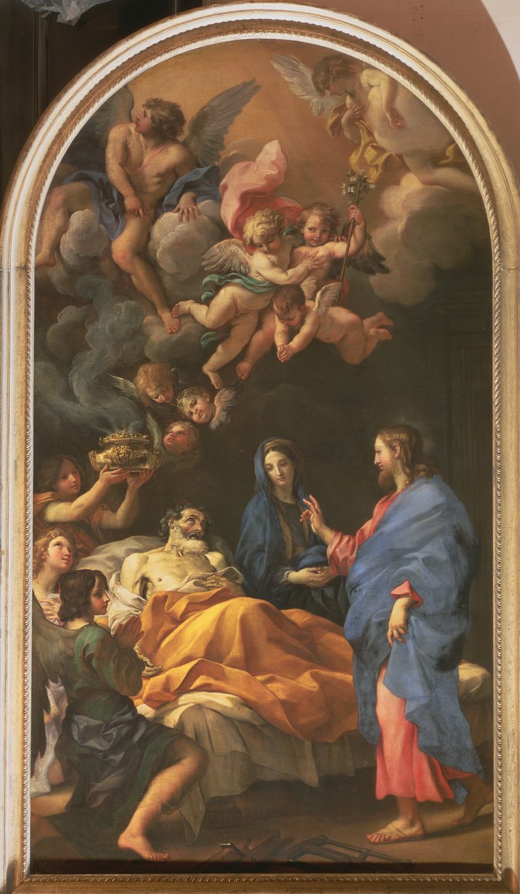 St Josephs död, 1676 av Carlo Maratta or Maratti