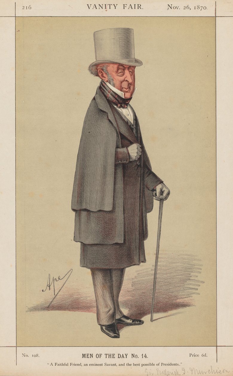 Vanity Fair: Dagens män nr 14 "A Faithful Friend, an eminent Savant, and the best possible of Presidents" av Carlo (Ape) Pellegrini