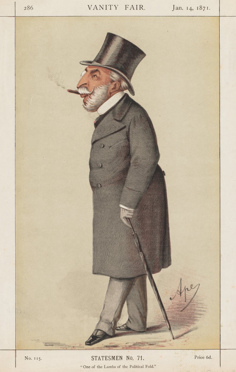 Vanity Fair: Statesman, nr 71 "One of the Lambs of the Political Fold" av Carlo (Ape) Pellegrini