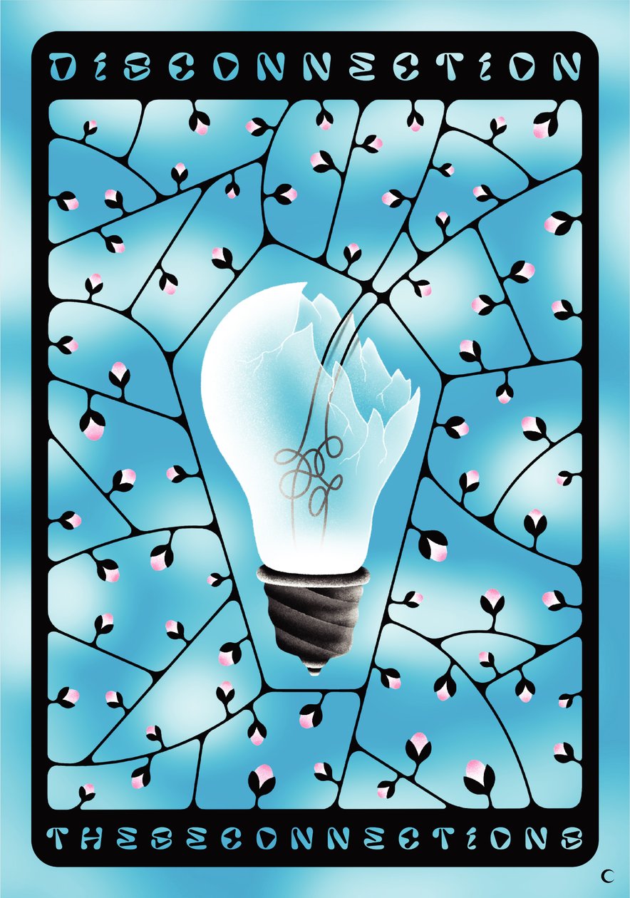 Avkopplingar, dessa kopplingar, 2020 (digital illustration) av Carlo Alberto Giardina