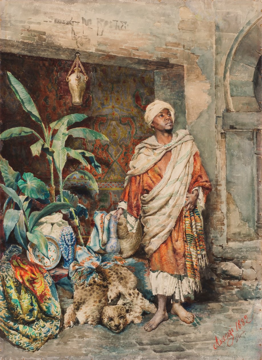 Figur av en mor, 1882. av Carlo Ascenzi