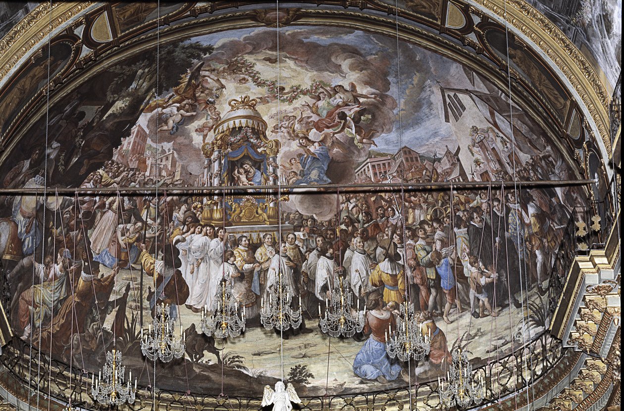 Översättning av den heliga bilden av Madonna dell