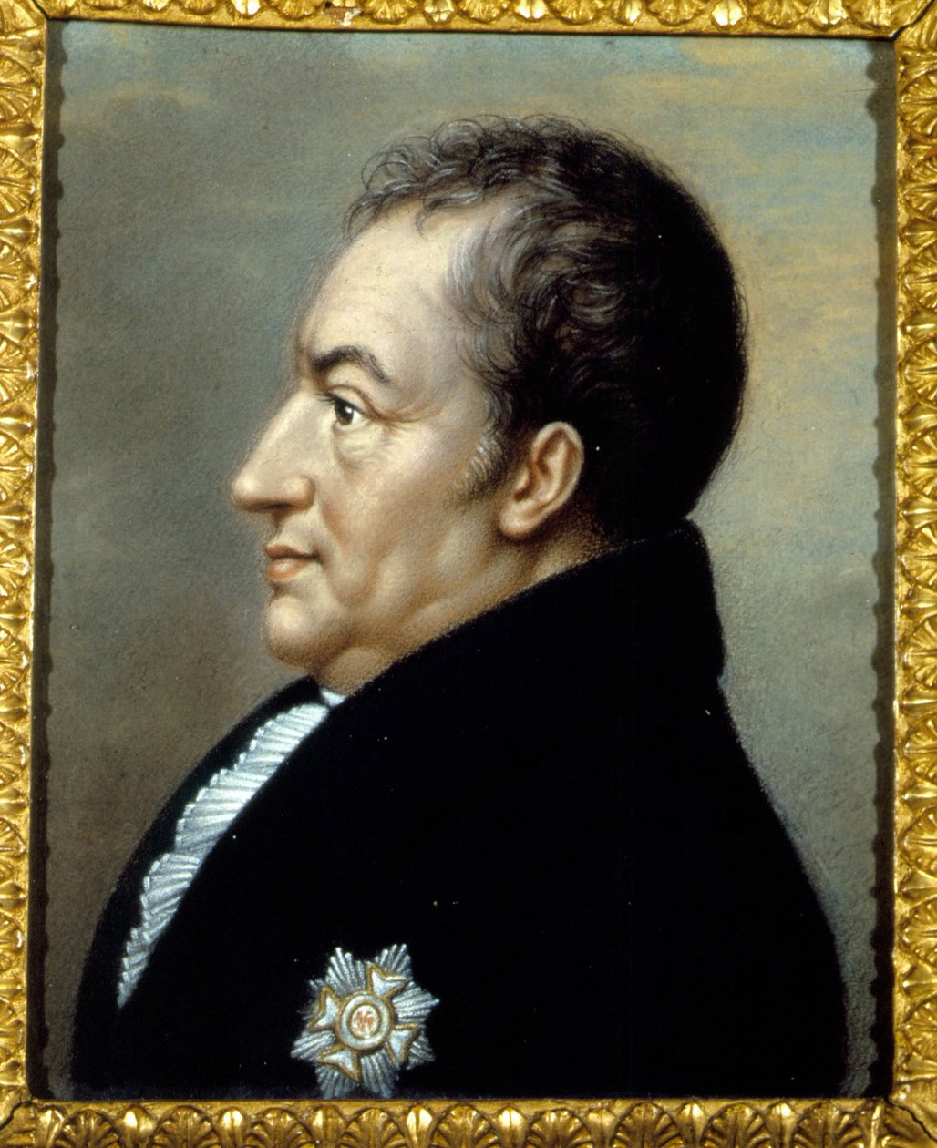 Porträtt av Johann Wolfgang Von Goethe (1749 - 1832) av Carlo Bruni. sd. 1800-talet. Villa Vigoni. Lake Kom. Italien av Carlo Bruni
