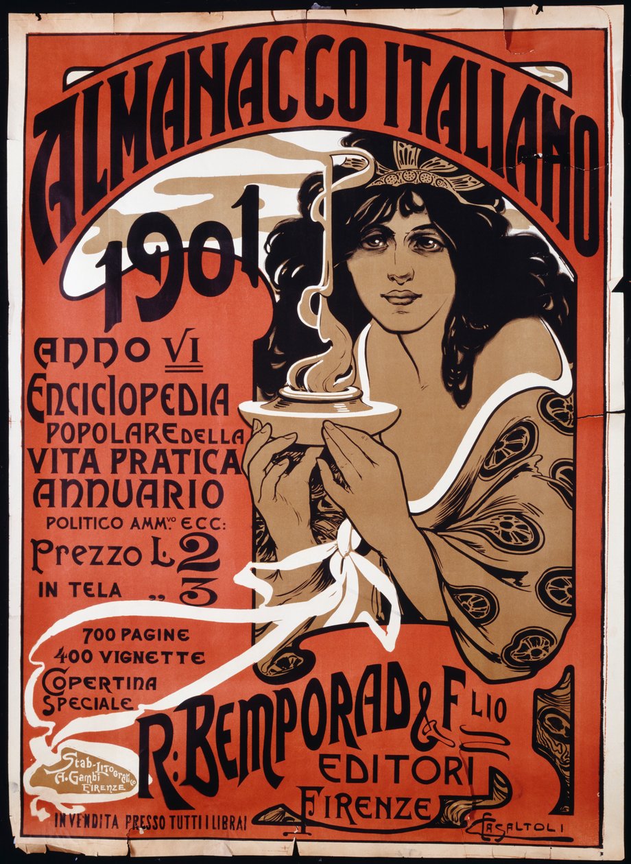 Italiensk almanacka, 1901, 1901 av Carlo Casaltoli