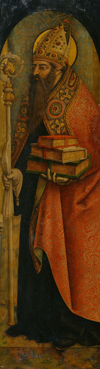 Sankt Augustinus av Carlo Crivelli