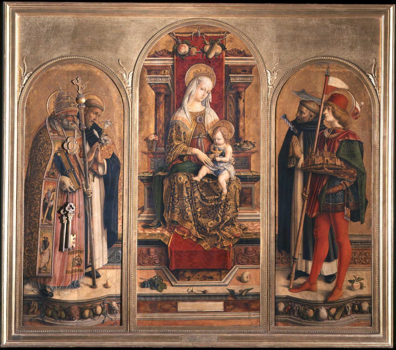 Camerino Tryptich (Tryptich of Saint Domenico) av Carlo Crivelli