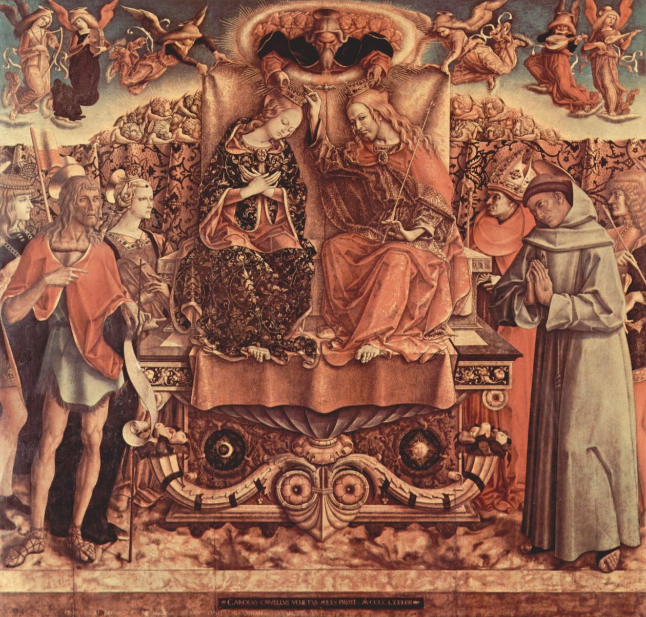 Kröning av Jungfru Maria av Carlo Crivelli