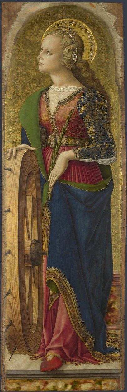 Sankta Katarina av Alexandria, 1476 av Carlo Crivelli
