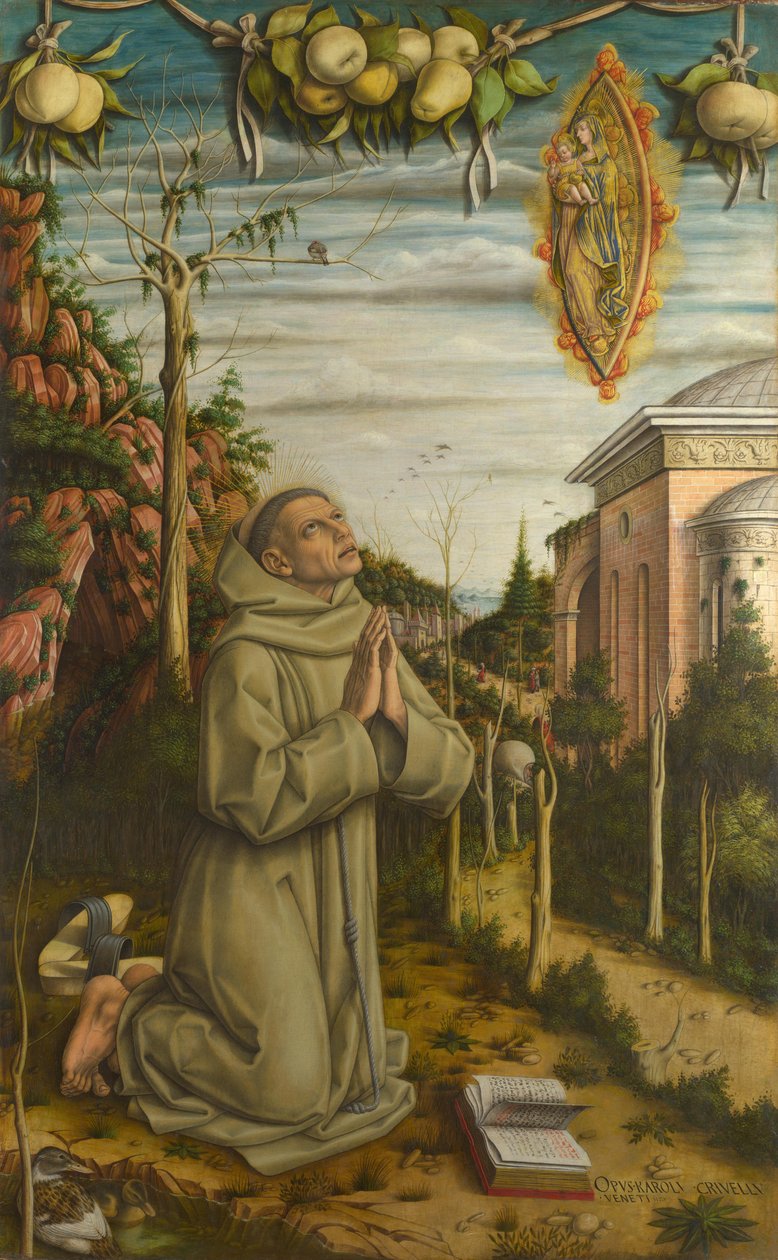 Den välsignade Gabrieles vision, 1489 av Carlo Crivelli