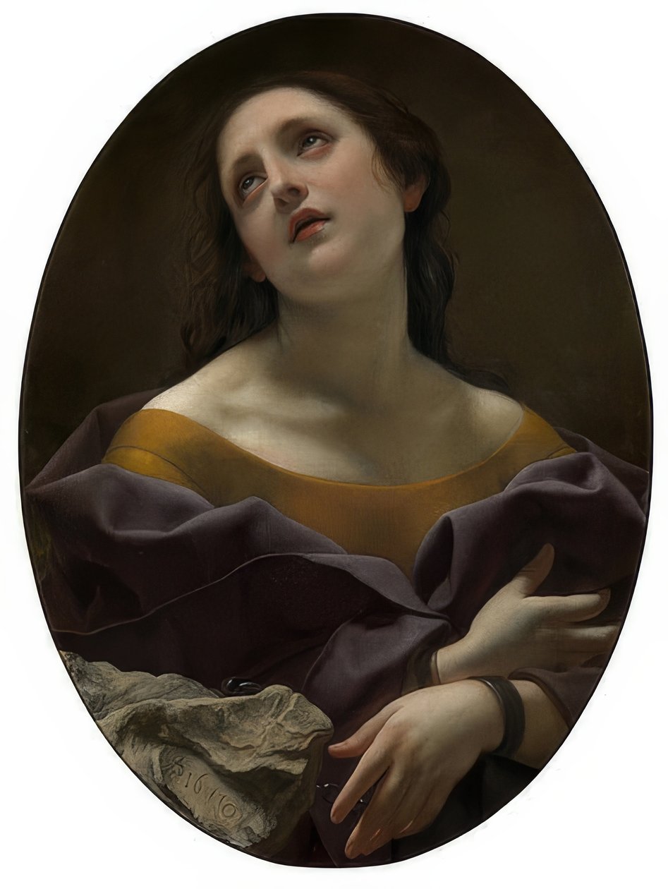Allegori om tålamod. 1677 av Carlo Dolci