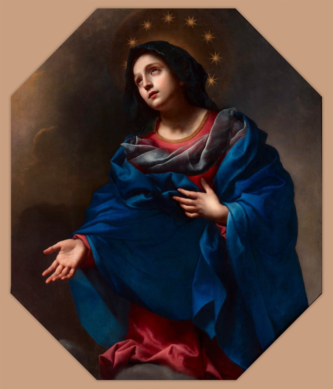 Madonna i ära av Carlo Dolci
